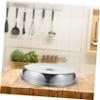 GANAZONO Protective Food Covers Stainless Steel Steak Lid Dish Cover Oil-Resistant 24cm for Home Hotel Restaurant view 4