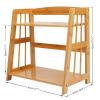 GUODDM 2-Tier Bookshelf - Kitchen Spice Storage Rack, Trapezoid Plant Stand Flower Stand, Bathroom Countertop Storage Rack, Versatile Display Stand for Home/Office view 2