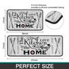 2 Piece Farmhouse Kitchen Rug Set, Home Kitchen Sink Rugs and Mats Non Skid Washable Absorbent Microfiber Rustic Kitchen Floor Decor Carpet 17" x 47"+17" x 30" Tapetes para Cocina view 3