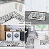 2 Piece Farmhouse Kitchen Rug Set, Home Kitchen Sink Rugs and Mats Non Skid Washable Absorbent Microfiber Rustic Kitchen Floor Decor Carpet 17" x 47"+17" x 30" Tapetes para Cocina view 4