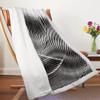 Abstract Line Pattern Throw Blanket for Bed Couch,Sofa Super Soft Warm Comfy Blanket Circle 60 x 50 inches Throw Blanket for Women Teen Girls Gift view 3