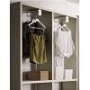 DONGYUE Metal Closet Valet Rod, Pull Out Closet Rod Retractable Adjustable Wardrobe Clothing Rail Wardrobe Hanger Rack Bar, Heavy Duty Extendable Valet Rod.Top Mount8 Sizes (Size : 35cm/13.7in) view 2