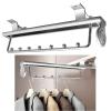 DONGYUE Metal Closet Valet Rod, Pull Out Closet Rod Retractable Adjustable Wardrobe Clothing Rail Wardrobe Hanger Rack Bar, Heavy Duty Extendable Valet Rod.Top Mount8 Sizes (Size : 39.8cm/15.6in) view 1