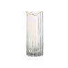 European Luxury Crystal Flower Vase Transparent Floral Arrangements Modern Clear Planter Flowers Vase for Centerpiece,Dinner Table and Wedding-C H31xd12cm view 1