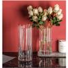European Luxury Crystal Flower Vase Transparent Floral Arrangements Modern Clear Planter Flowers Vase for Centerpiece,Dinner Table and Wedding-C H31xd12cm view 3