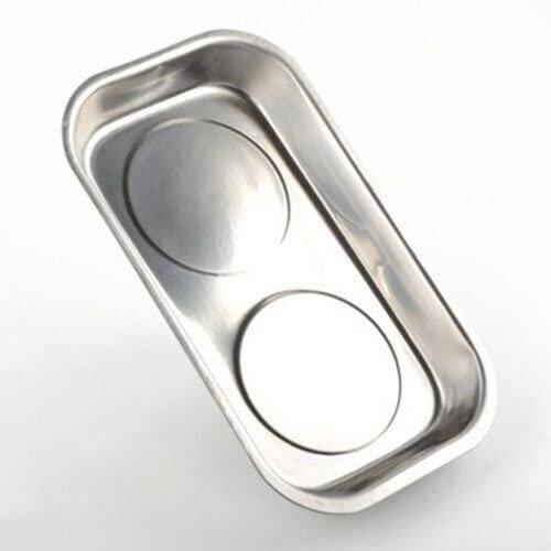 ARC-POWER for Stainless Steel Magnetic Small Parts Screws Dish Holder Holding Pan Tray Bowl