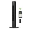 HOLMES 36" Smart WI-FI Connected Tower Fan, Alexa Fan, Voice Control, Oscillation, Digital Control Panel, Remote Control, 3 Speed Settings, 3 Modes, 15-Hour Auto-Shut Off Timer, Black Finish view 1