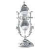 Jayiaine Hourglass Sand Timer 30Minutes, Sand Clock Sand Watch 360 Rotating Metal Sandglass Timer Sand Wedding Home Desk Office Classroom Decor,Silver view 1