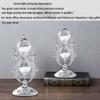 Jayiaine Hourglass Sand Timer 30Minutes, Sand Clock Sand Watch 360 Rotating Metal Sandglass Timer Sand Wedding Home Desk Office Classroom Decor,Silver view 3
