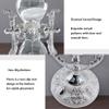 Jayiaine Hourglass Sand Timer 30Minutes, Sand Clock Sand Watch 360 Rotating Metal Sandglass Timer Sand Wedding Home Desk Office Classroom Decor,Silver view 4