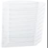 Displays2go Single & Multi-Tiered Metal Mesh Literature Wall Rack, 10-20 Pockets - White (MSHWL10WHT) view 1