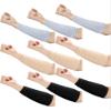 Janmercy 9 Pairs Arm Protectors for Thin Skin and Bruising Arm Guards Elderly Protective Sleeves for Gardener Working(Black, Gray, Beige) view 1