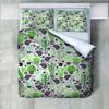 Roadchoice Cactus Potted Plant Duvet Cover Queen Set,Cartoon Hedgehog Comforter Cover 3PCS for Boys Girls,Cactus Decor 1 Duvet Cover with 2 Pillowcase view 1
