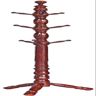 MNBCVT Clothes hangersFree Standing Coat Rack,9 Hooks Wooden Coat and Hat Hanger Stand,Entryway Hall Tree Coat Stand with Solid Wood for Coat Hat Clothes Scarves Handbags-Rice White 45x45x185cm