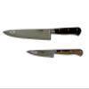 Laguiole en Aubrac Professional Stainless Fully Forged Steel Made In France Essential 2-Piece Premium Kitchen Knife Set With Ziricote Handles view 1