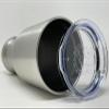 LaserGram 14oz Vacuum Insulated Pilsner Mug, African Elephant, Personalized Engraving Included (Stainless Steel) view 2