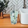Blue Rose Polish Pottery - Green Woodland Fern Soap Dispenser - 6.75" Tall - Hand-Painted Polish Pottery Ceramic Bathroom Accessory view 2
