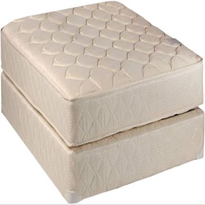 DS Solutions USA Comfort Classic 2-Sided Queen Gentle Firm Mattress Set with Bed Frame
