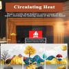 AHDFY Infrared Wall Heater Picture, Infrared Heater 1800W with Thermostat, Picture Radiator Energy Saving, Picture Heater with Thermostat and Timing, Overheat Protection, 3S Fast Heating view 2