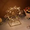 Spinning Ferris Wheel with Personalized 1-12 Family Name Custom Metal Desktop windmill with LED Light for Home Dcor Christmas Birthday Gifts view 3