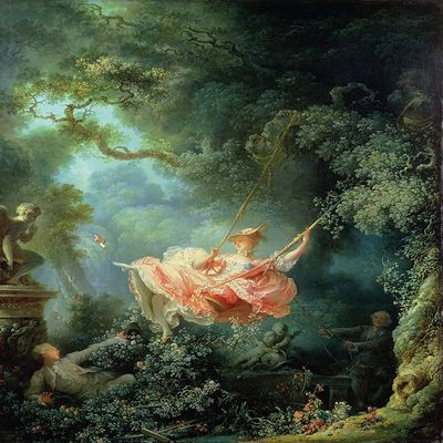 ArtDirect The Swing (1767) 36x46 UnFramed Museum Art Print Poster Ready for Framing by Jean-Honor Fragonard (French, 1732-1806)