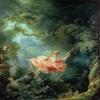 ArtDirect The Swing (1767) 36x46 UnFramed Museum Art Print Poster Ready for Framing by Jean-Honor Fragonard (French, 1732-1806) view 1