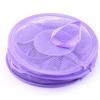 Zerodeko Stuffed Animals Stuffed Animal Storage Mesh Hanging Storage Space Saver Bags Organizer Foldable Organizer 3 Compartments Net Basket for Room Bathroom Purple Animals view 3