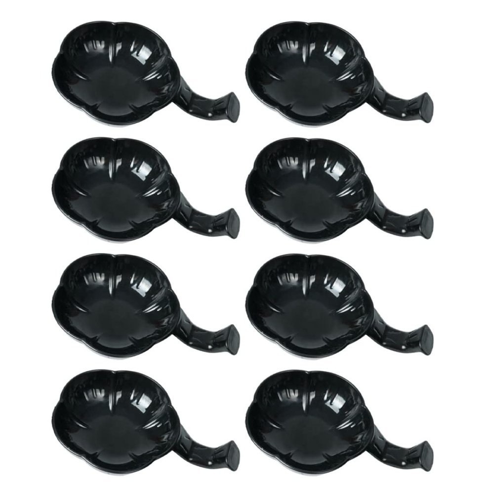 Tofficu 12pcs Brush Pen Inkstone Holder Calligraphy Painting Ink Bowl Multifunctional Ink Dish for Calligraphy