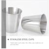 10pcs Stainless Steel Cup Glasses Accessories Camping Accessories Eyeglass Accessories Metal Beer Tumblers Cocktail Pint Cups Whiskey Shot Vessel Stainless Wine Cup Small Wine Cup view 4