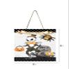 Skeleton Trick or Treat Halloween Wood Mini Sign 5" x 5" view 3