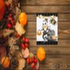 Skeleton Trick or Treat Halloween Wood Mini Sign 5" x 5" view 4
