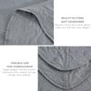 Blythease Oversized King Bedspread, Ultrasonic Lightweight Bedding Cover, Paisley Pattern, Reversible, 5 Piece, 100% Microfiber, Grey view 4