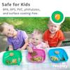 Re-Play Toddler Plates - 22 Oz. Deep-Walled Flat Kids Plates - Dishwasher & Microwave Safe - Made in USA - Set of 4-7.37" x 7.37" x 1.25" - A True Blue view 4