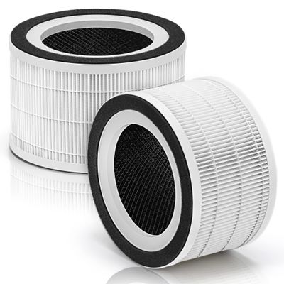 Uaswpart Fillo Air Puri-fier Filter Compatible with Afloia Air Filter Replacement Fillo/Halo and Allo Air Filter, Match ASIN: B088FHCS83/B07JG1R2GB/B07WR2CT7V, 3-IN-1 Filtration, 2-Pack