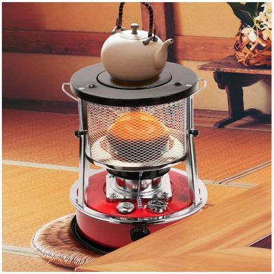 Xrdbfd 9000BTU/H Kerosene Stove Heater, 4.6/6L Kerosene Stove Burner, Adjustable Firepower Kerosene Heater, Indoor/Outdoor Kerosene Stove,4.6Lred