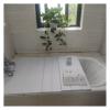 Bathtub Trays Foldable Bathtub Cover, Dustproof and Waterproof Bathtub Tray Shelf, Shutter Bathtub Cover, Width 66cm/70cm/75cm/80cm (Size : 66x104x1.1cm) view 1