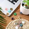 Nuenen 50 Pcs Mother's Day Star Shaped Crystals Bulk, 0.8 Inch Mini Polished Gemstones Assortment, Pocket Worry Stones for Chakra Reiki Healing, Jewelry Making Gift(Lovely) view 4