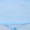 Zerodeko Stuffed Animals Stuffed Animal Storage Mesh Hanging Storage Space Saver Bags Organizer Foldable Organizer 3 Compartments Net Basket for Kids Room Bathroom Blue Plush view 2