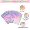 12 Pack Iridescence Plastic Tablecloths Shiny Disposable Laser Rectangle Table Covers Holographic Foil Tablecloth Iridescent Party Decoration Birthday Bridal Wedding Christmas 54" x 108"(Laser) view 4