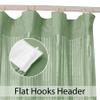 Fcosie Room Divider Privacy Cubicle Curtain Hospital Curtain with Flat Hooks for Hospital Medical Clinic Basement Space Divider Curtains - Hooks Included - 1 Panel - 8ft Wide x 8.5ft Long - Olive view 2