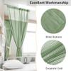 Fcosie Room Divider Privacy Cubicle Curtain Hospital Curtain with Flat Hooks for Hospital Medical Clinic Basement Space Divider Curtains - Hooks Included - 1 Panel - 8ft Wide x 8.5ft Long - Olive view 4