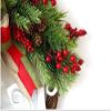 Christmas Wreath for Front Door Christmas Wreath Berry Wreath Handmade Floral Front Door Rustic Wreath Christmas Decorations 40cm/15.7IN Wreath Decorations view 4