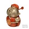 ZCBYBT Mini God of Wealth All Copper Decorations Home Accessories Copper Crafts Living Room Desktop Decorations, 7.5Cm view 2