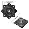 7in Chair Turntable Base Square Rotating Swivel Plate 180 Degree Automatic Rebound Dual Bearings Run for Furniture Chairs,Bar Chairs,Office Chairs,Car Chairs, Display Racks view 2