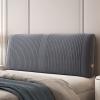 ZZYK Headboard Pillow Backrest Wedge Reading Body Pillow Large Bolster Lumbar Support Cushion Removable Headboard Cover for Sofa Home Decorative,B,with headboard California King 71" view 1