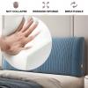 ZZYK Headboard Pillow Backrest Wedge Reading Body Pillow Large Bolster Lumbar Support Cushion Removable Headboard Cover for Sofa Home Decorative,B,with headboard California King 71" view 3