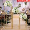 Gdrasuya10 3X Wedding Arch Stand with Bases,Wedding Flower Stand Geometric Frame For Party Decoration view 2