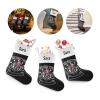 CUXWEOT Personalized Santa Claus Motorcycle Christmas Stocking Customize Name Xmas Socks for Family Holiday Decorations Gift 17.52 x 7.87 Inch view 3