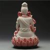 ZCBYBT 26Cm High Pink Guanyin Bodhisattva Statue Ceramic Buddha Statue Zen Decorative Meditation Room Decoration view 2