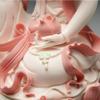 ZCBYBT 26Cm High Pink Guanyin Bodhisattva Statue Ceramic Buddha Statue Zen Decorative Meditation Room Decoration view 4